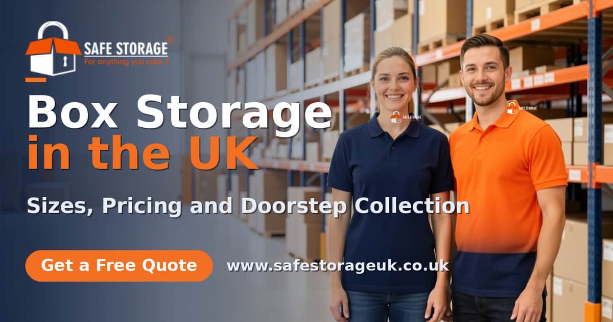 Box Storage in the UK: Sizes, Pricing and Doorstep Collection