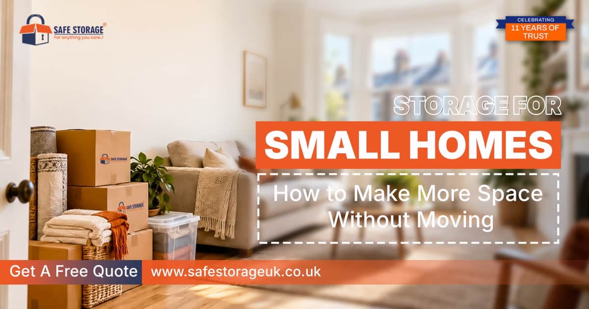 Storage for Small Homes: How to Make More Space Without Moving