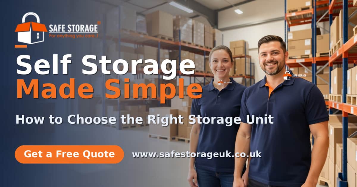 Self Storage Made Simple: How to Choose the Right Storage Unit 