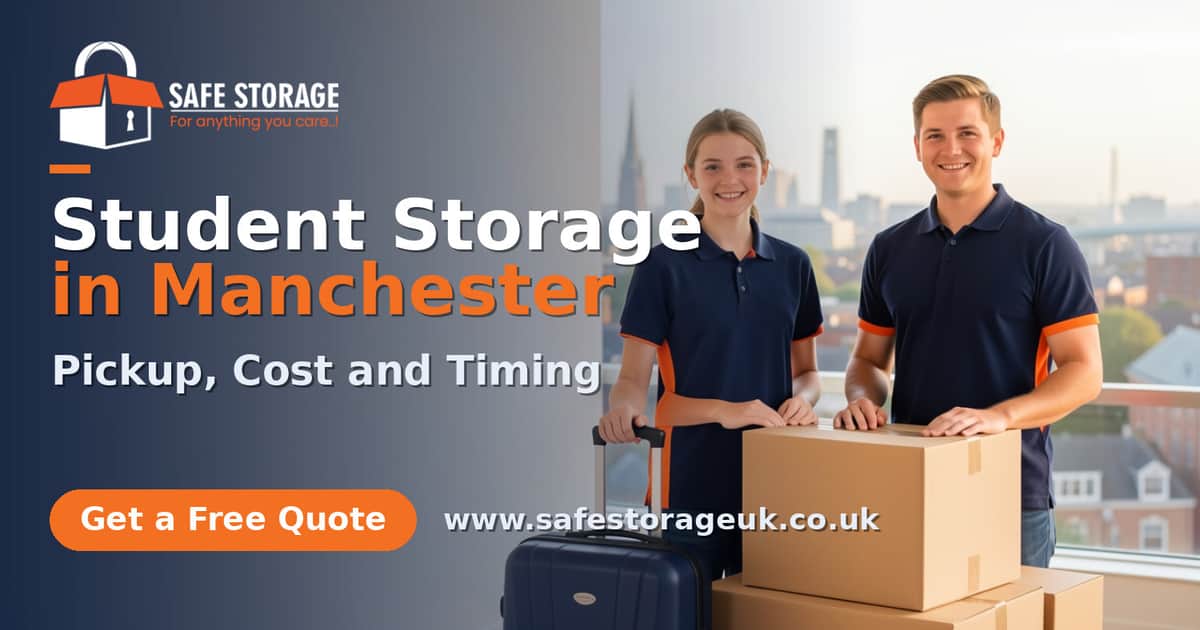 Student Storage in Manchester: Pickup, Cost and Timing