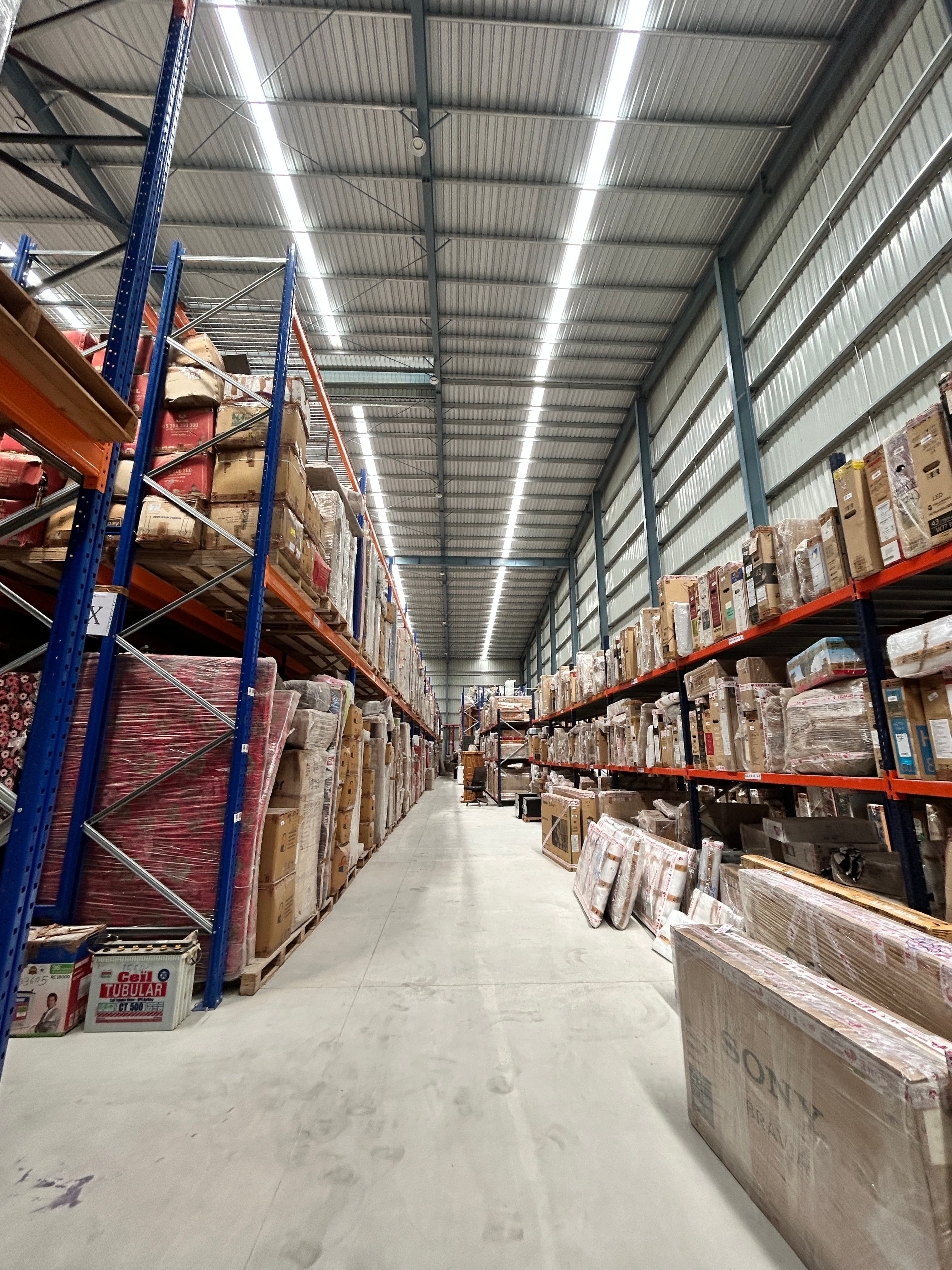 SafeStorage secure warehouse facility interior