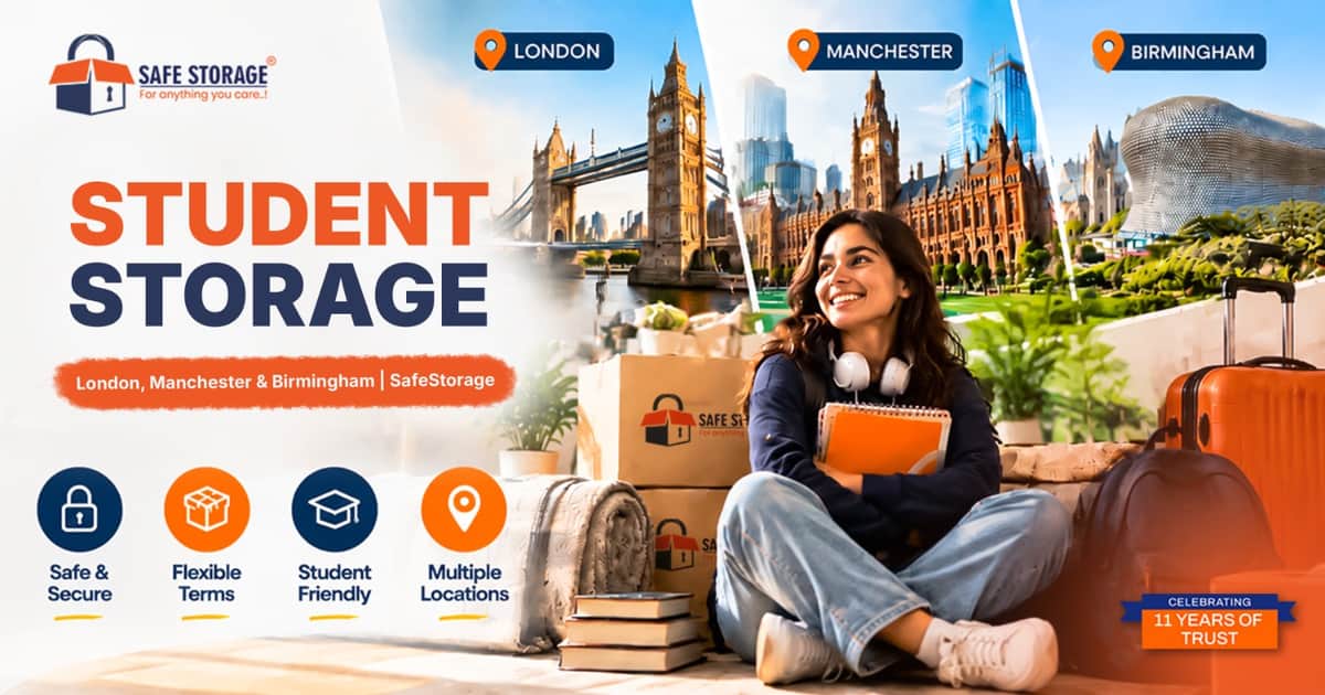Student Storage London, Manchester & Birmingham | SafeStorage